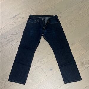 Levi's Men's Dark Blue Straight Jeans